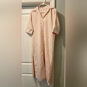 Striped Button-Up Women’s Shirt Dress size S
